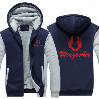 WINGS AIRLINES JACKETS FLEECE SWEATSHIRT